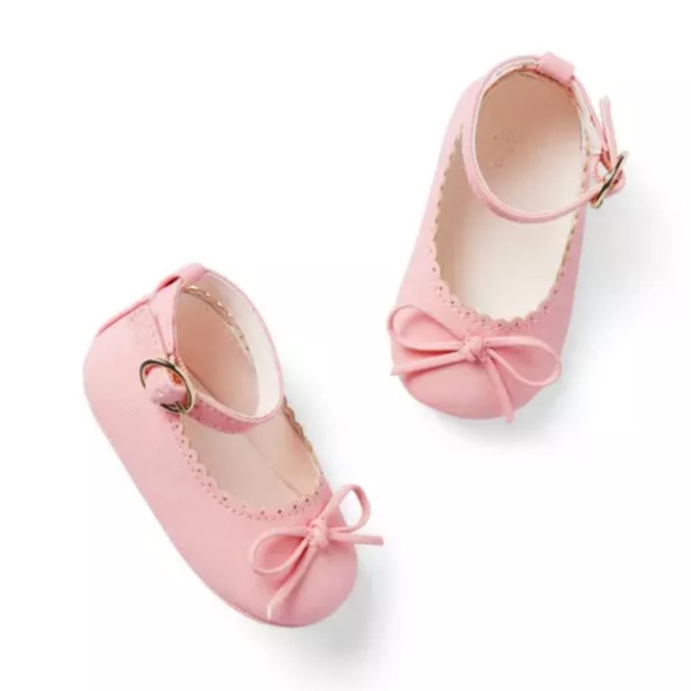 Janie and Jack Baby Shoes with Bow